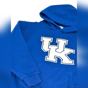 Champion University of Kentucky Hoodie Blue UK Logo Youth S 6-7 Wildcats NCAA